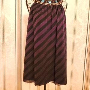 Dana Buchman jeweled tunic